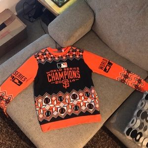 SF Giants Themed Christmas Sweater